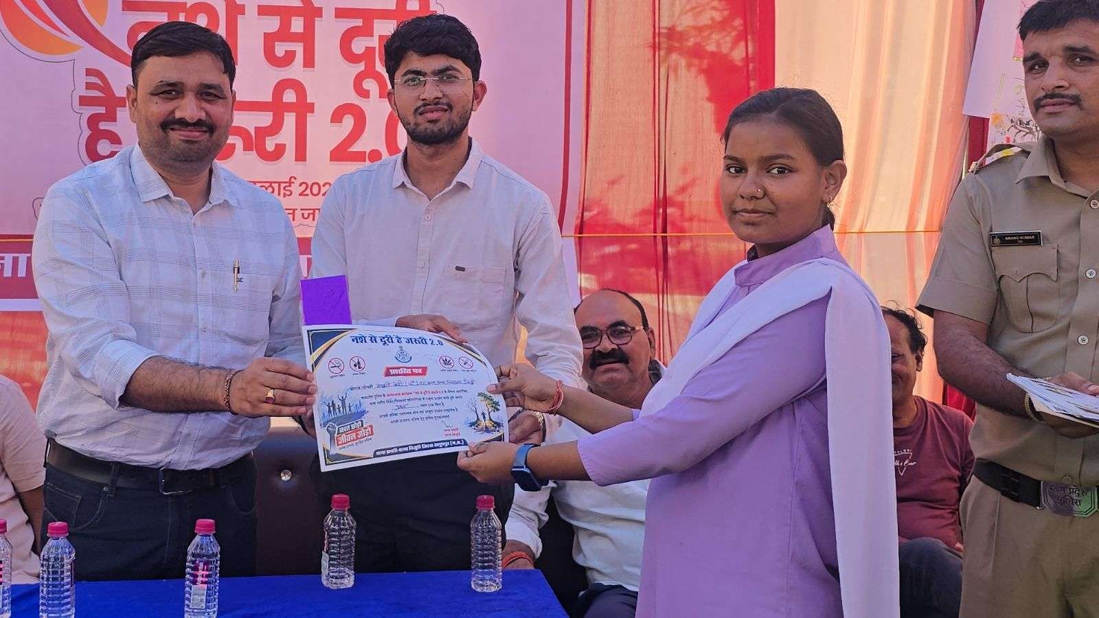 नशे के खिलाफ बिजुरी पुलिस के महा अभियान का भव्य समापन